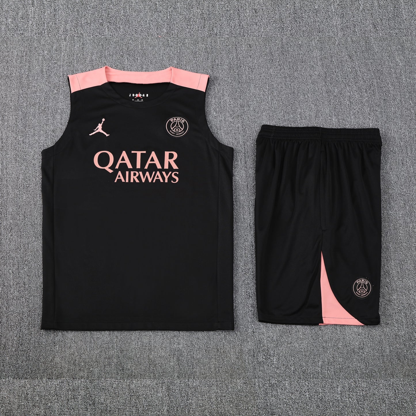 PSG Vest Set-Black and Pink