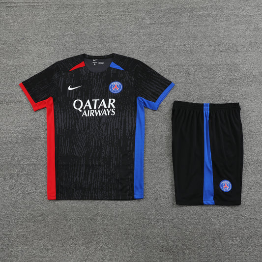 PSG Shorts Set-Red, Blue and Black