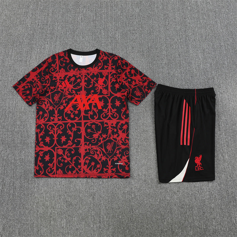 Liverpool Shorts Set-Red and Black