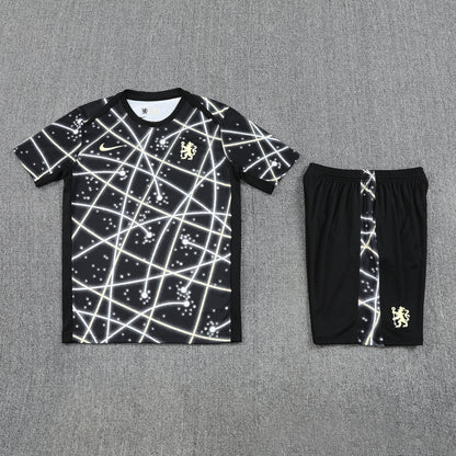 Chelsea Shorts Set-Black and White