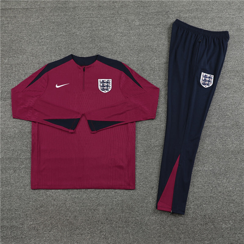 England Tracksuit-Maroon and Black