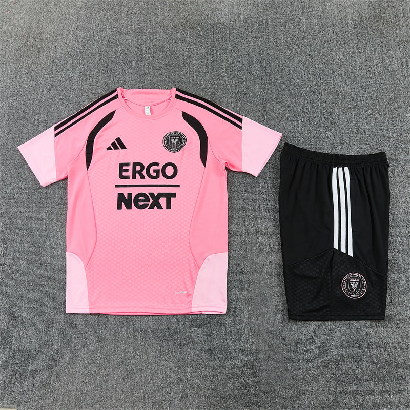 Inter Miami Shorts Set-Pink and Black