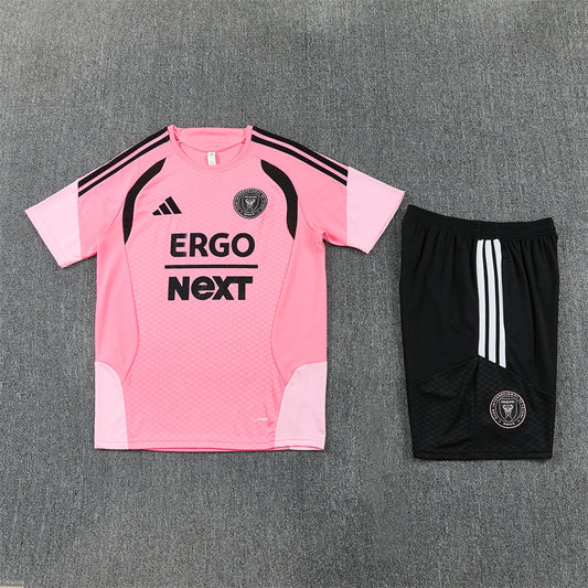 Inter Miami Shorts Set-Pink and Black