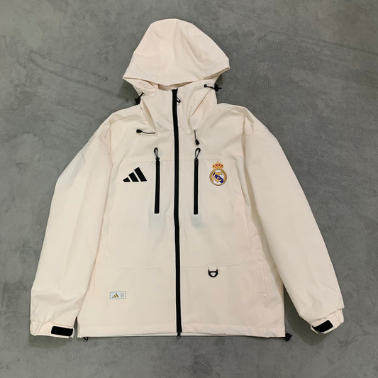 Real Madrid Windbreaker - Cream