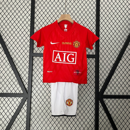 kids Manchester United 07/08 Champions League version home