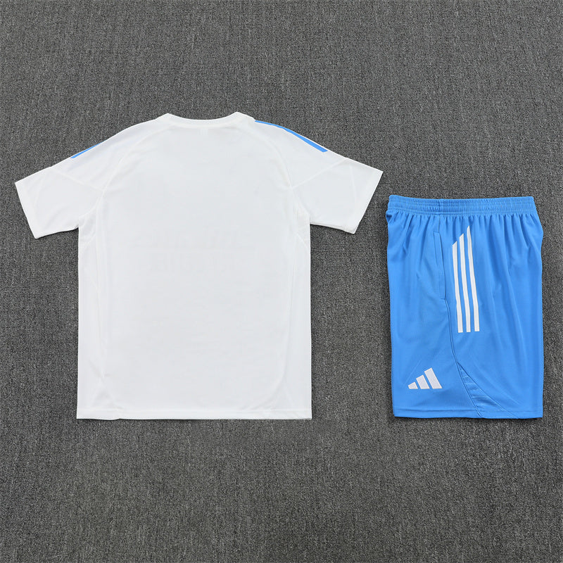 Real Madrid Shorts Set-White and Blue