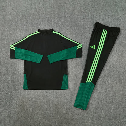 Mexico Tracksuit-Black and Dark Green