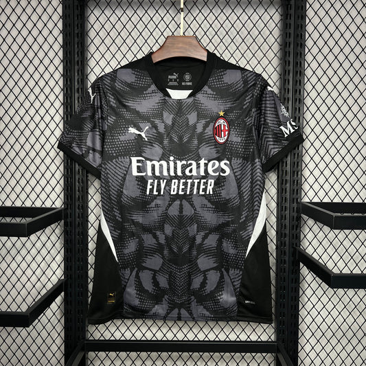 AC Milan 2024/25 Goalkeeper Jersey Black