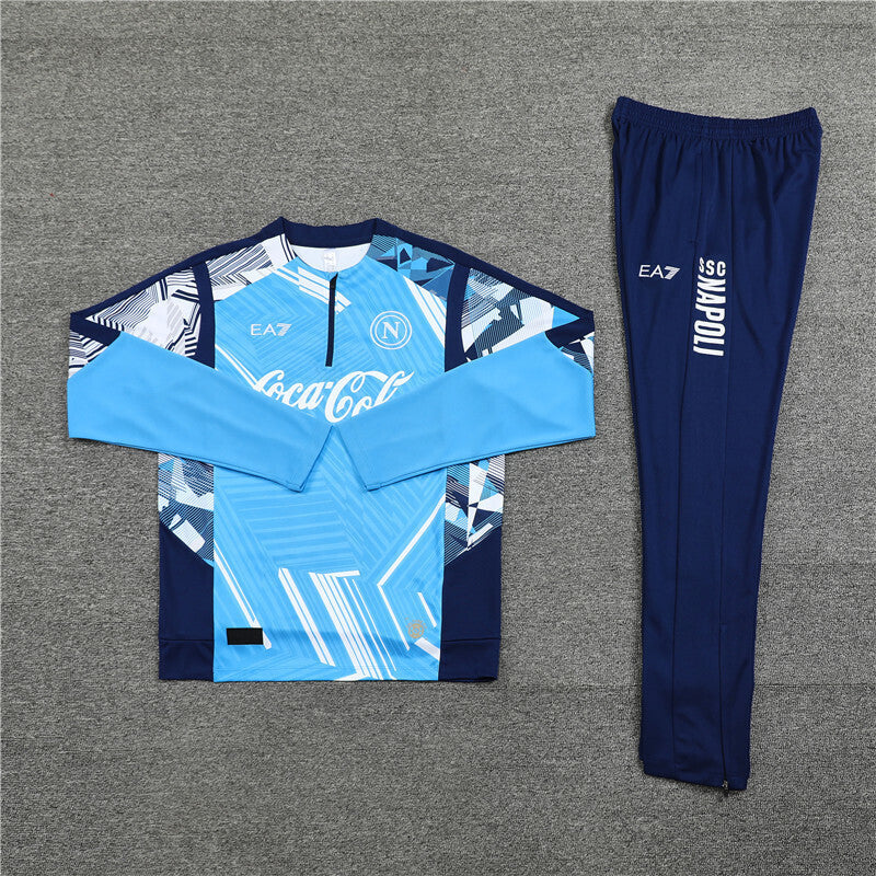 Napoli Tracksuit-Blue and Navy Blue