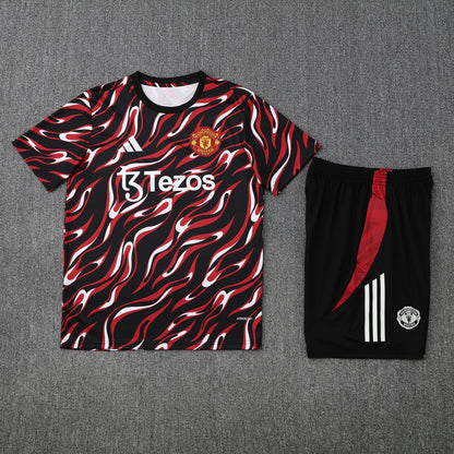 Manchester United Shorts Set-Red and Black