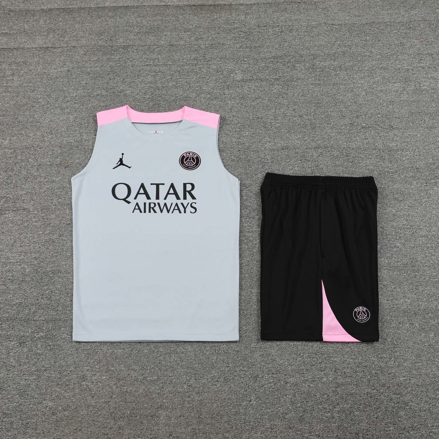 PSG Vest Set-Grey and Black