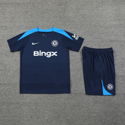 Chelsea Shorts Set-Navy Blue