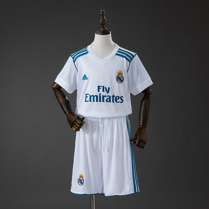 Real Madrid 17/18 Home Retro Kids Kit