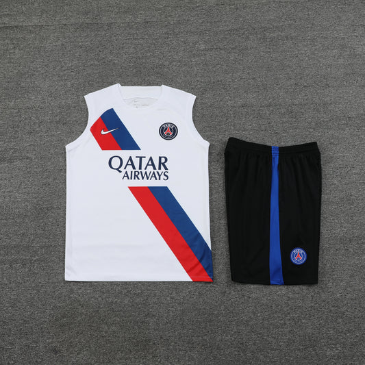 PSG Vest Set-White and Black