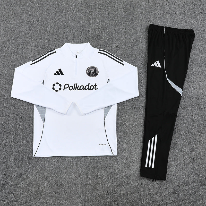 Inter Miami Tracksuit-White and Black
