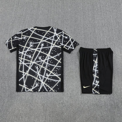 Chelsea Shorts Set-Black and White
