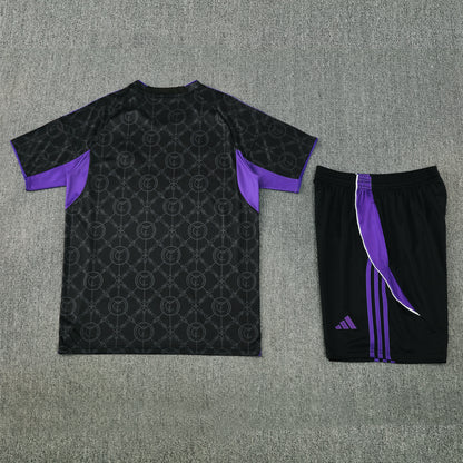 Real Madrid Shorts Set-Black and Purple