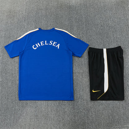 Chelsea Shorts Set-Dark Blue and Black