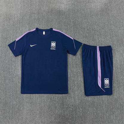 Korea Shorts Set-Navy Blue