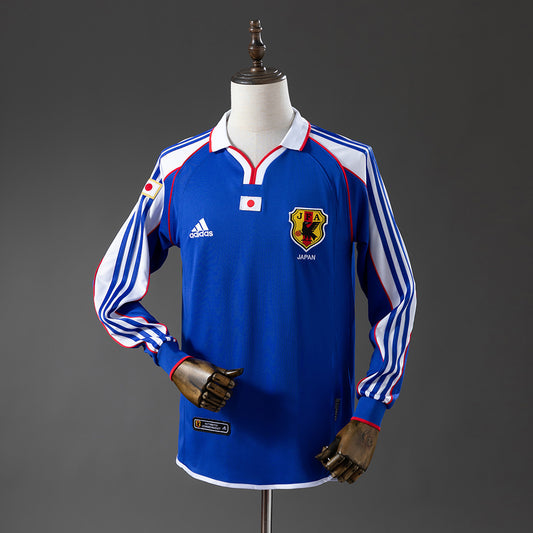Japan 2000 Home Long Sleeve Retro Jersey