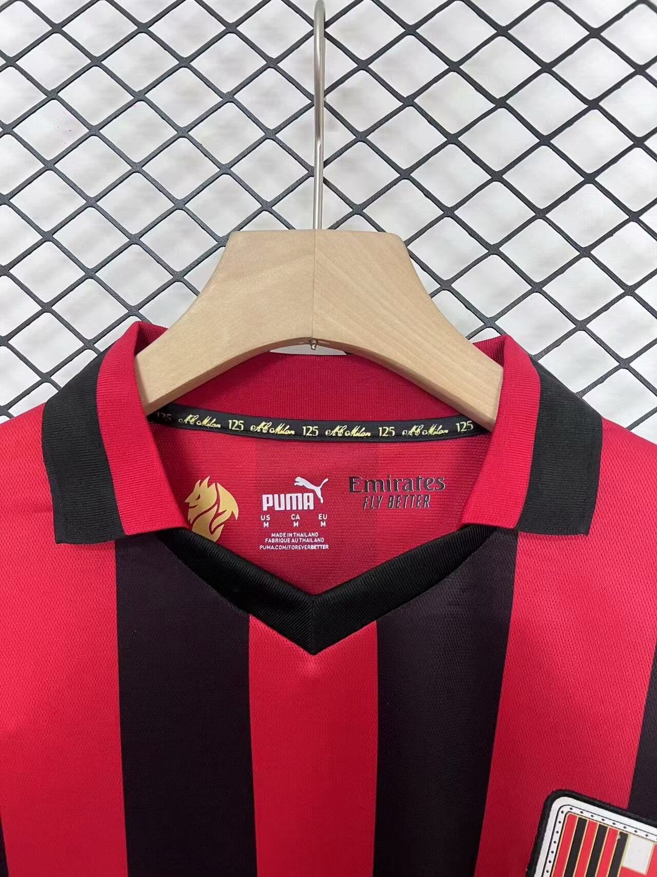Long Sleeve 24/25 AC Milan 125th Anniversary Red SIZE