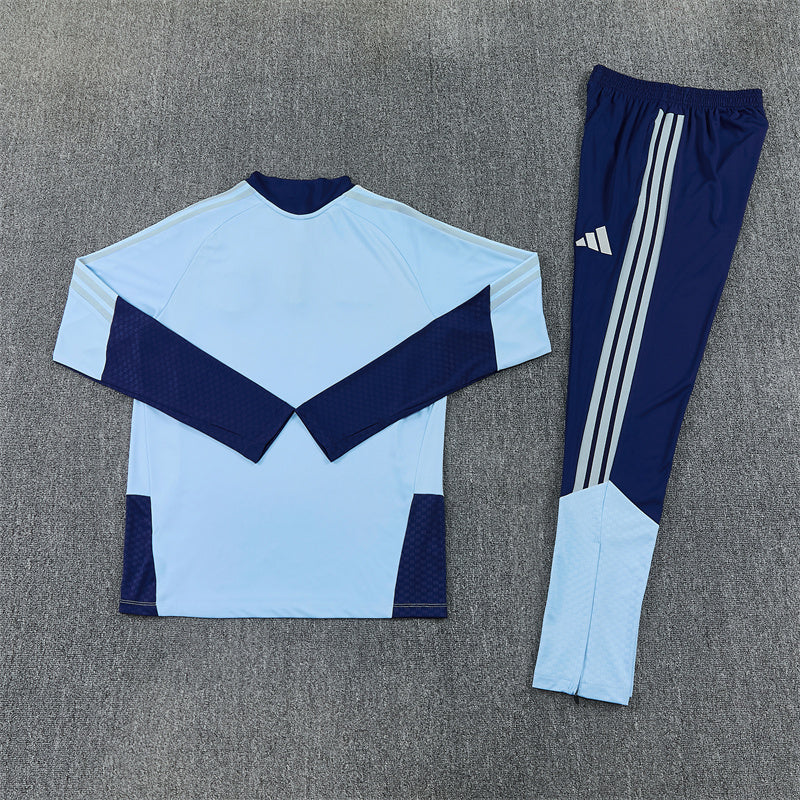 Ajax Tracksuit-Light Blue and Navy Blue