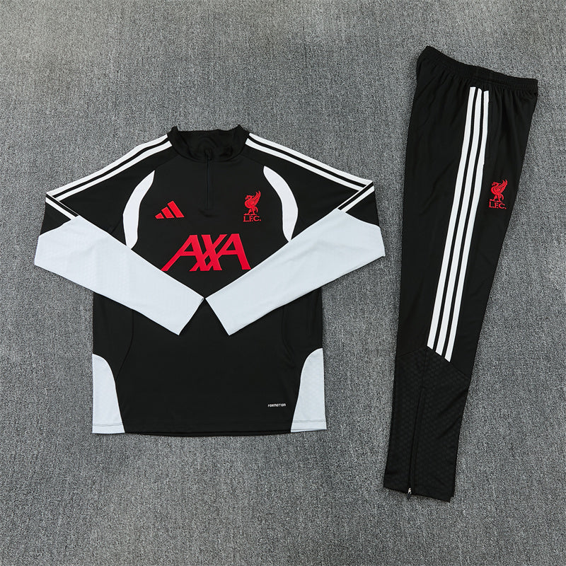 Liverpool Tracksuit-Black and White