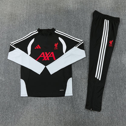 Liverpool Tracksuit-Black and White