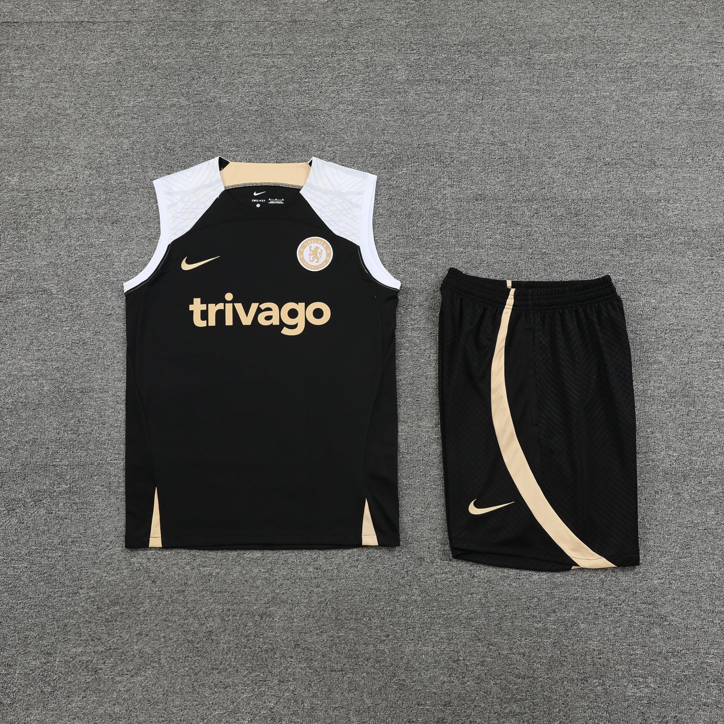 Chelsea Vest Set-Black