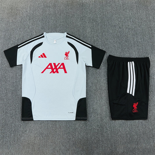 Liverpool Shorts Set-Light Grey and Black