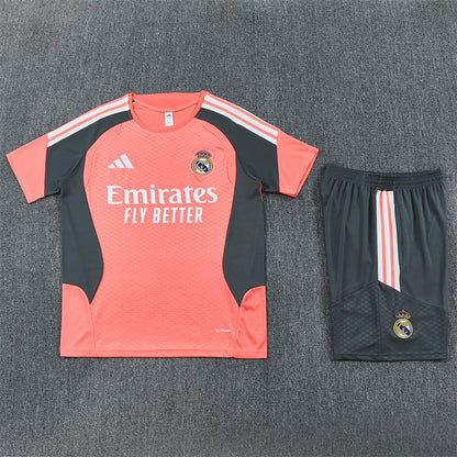 Real Madrid Shorts Set-Orange and Grey