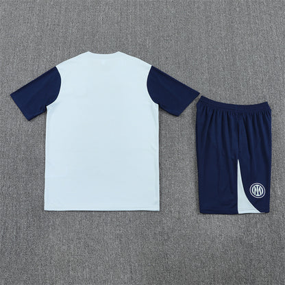 Inter Milan Shorts Set-Light Blue and Navy Blue