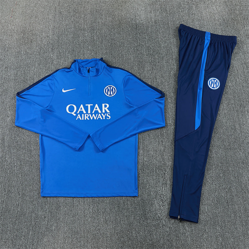 Inter Milan Tracksuit-Blue and Navy Blue