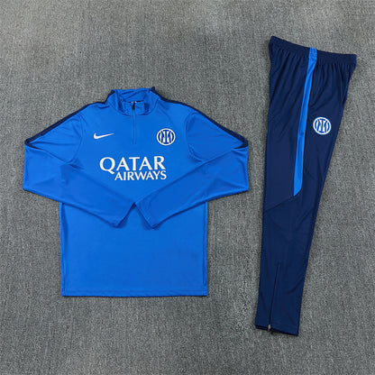 Inter Milan Tracksuit-Blue and Navy Blue