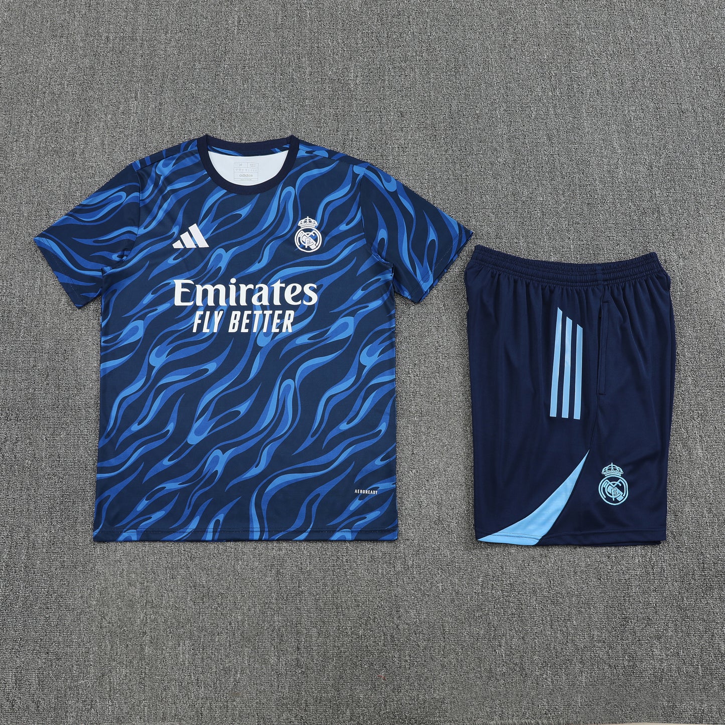 Real Madrid Shorts Set-Blue and Dark Blue