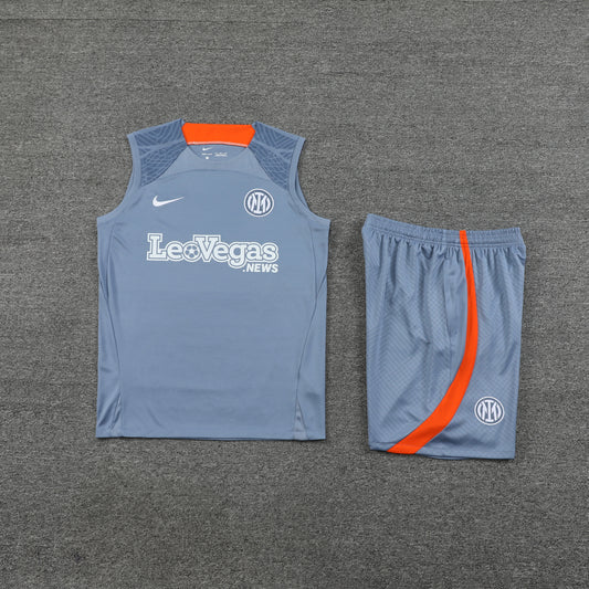 Inter Milan Vest Set-Grey