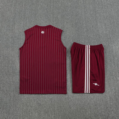 Arsenal Vest Set-Maroon