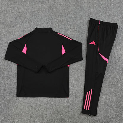Arsenal Tracksuit-Black and Pink