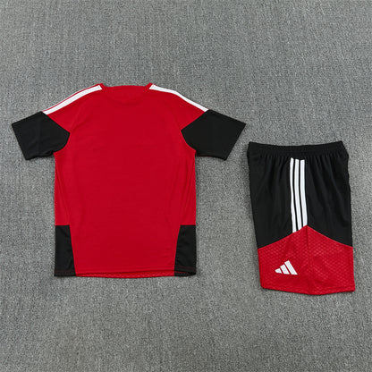 Germany Shorts Set-Red and Black