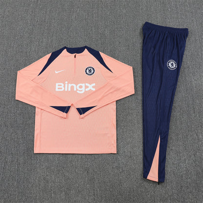 Chelsea Tracksuit-Cream and Navy Blue