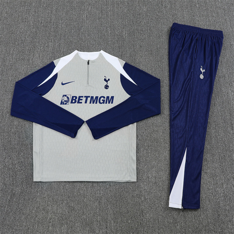 Tottenham Tracksuit-Grey and Navy Blue