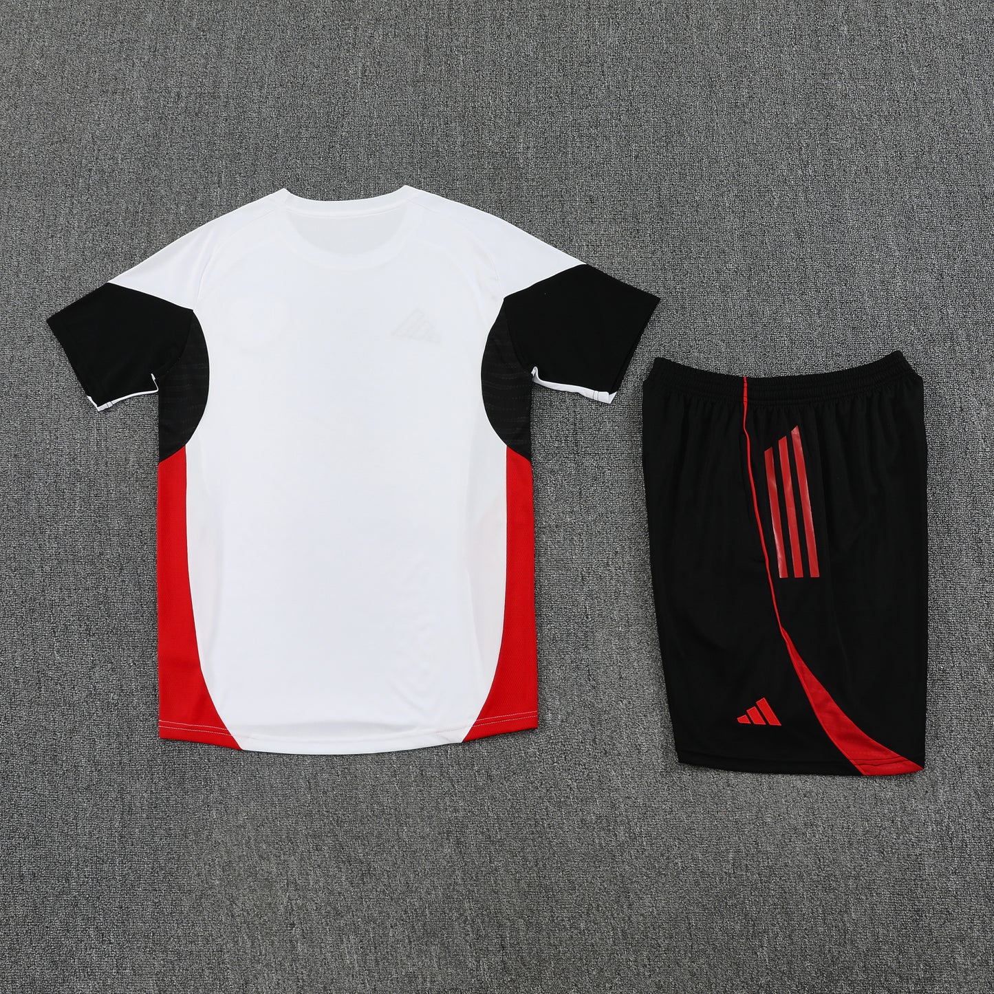 Manchester United Shorts Set-White and Black