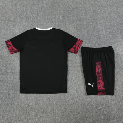RB Leipzig Shorts Set-Red and Black