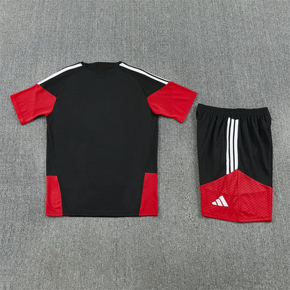 Germany Shorts Set-Black and Red