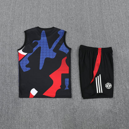 Manchester United Vest Set-Red, Blue and Black