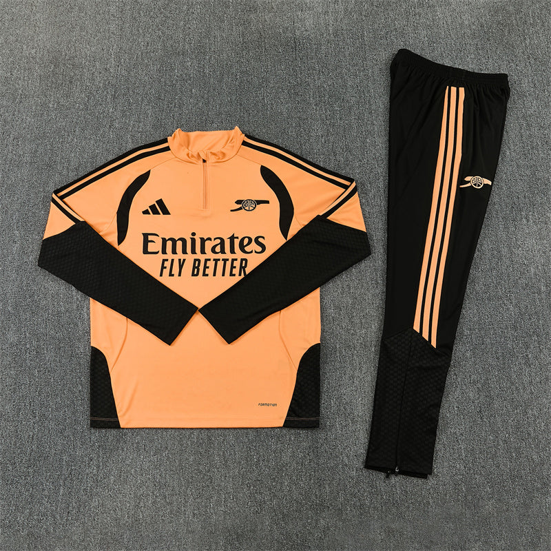 Arsenal Tracksuit-Orange and Black