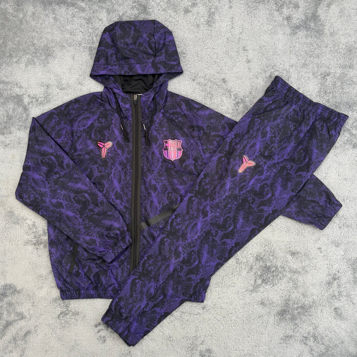 Barcelona Windbreaker Set - Purple