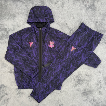 Barcelona Windbreaker Set - Purple