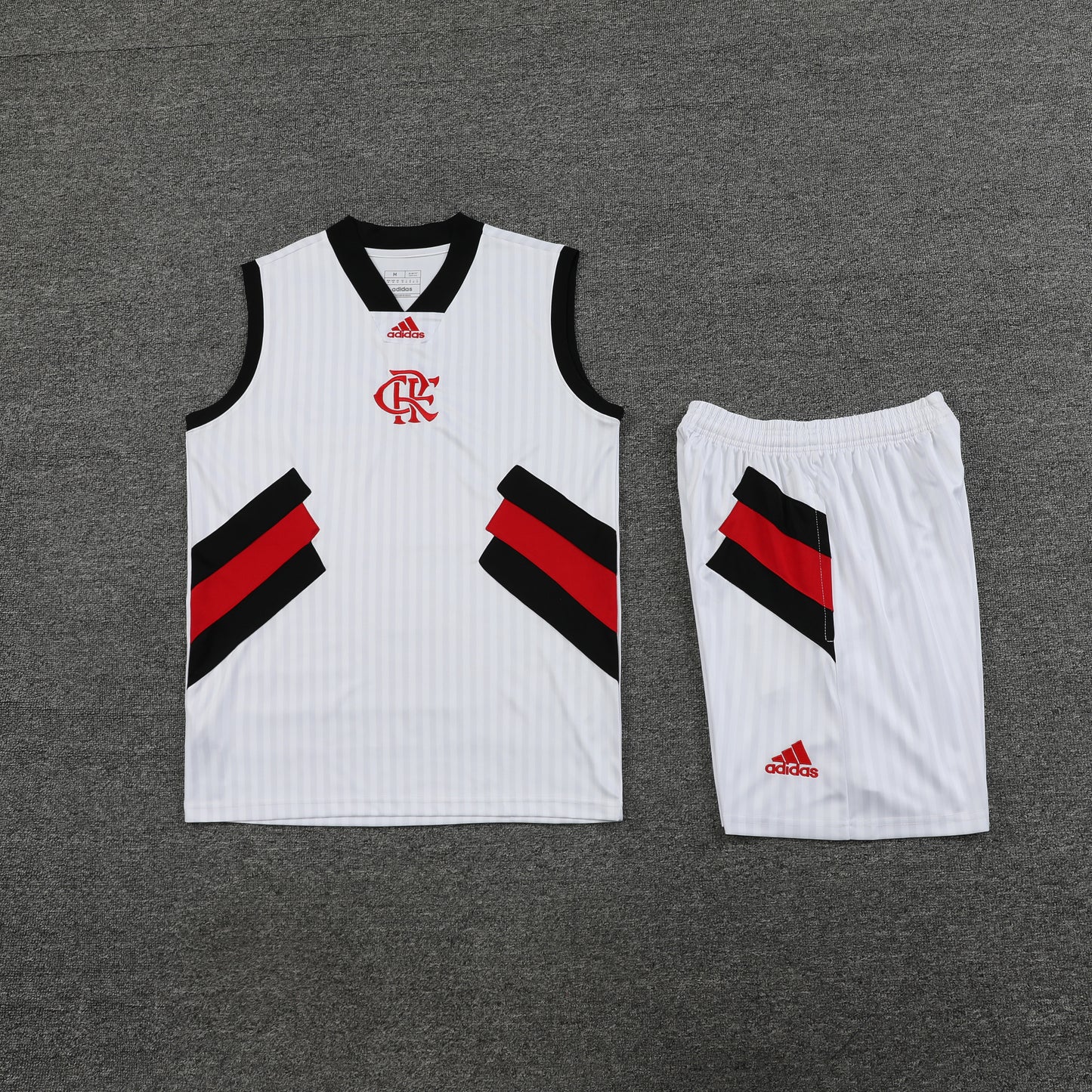 Flamengo Vest Set-White, Red and Black