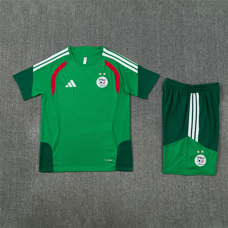 Algeria Shorts Set-Dark Green
